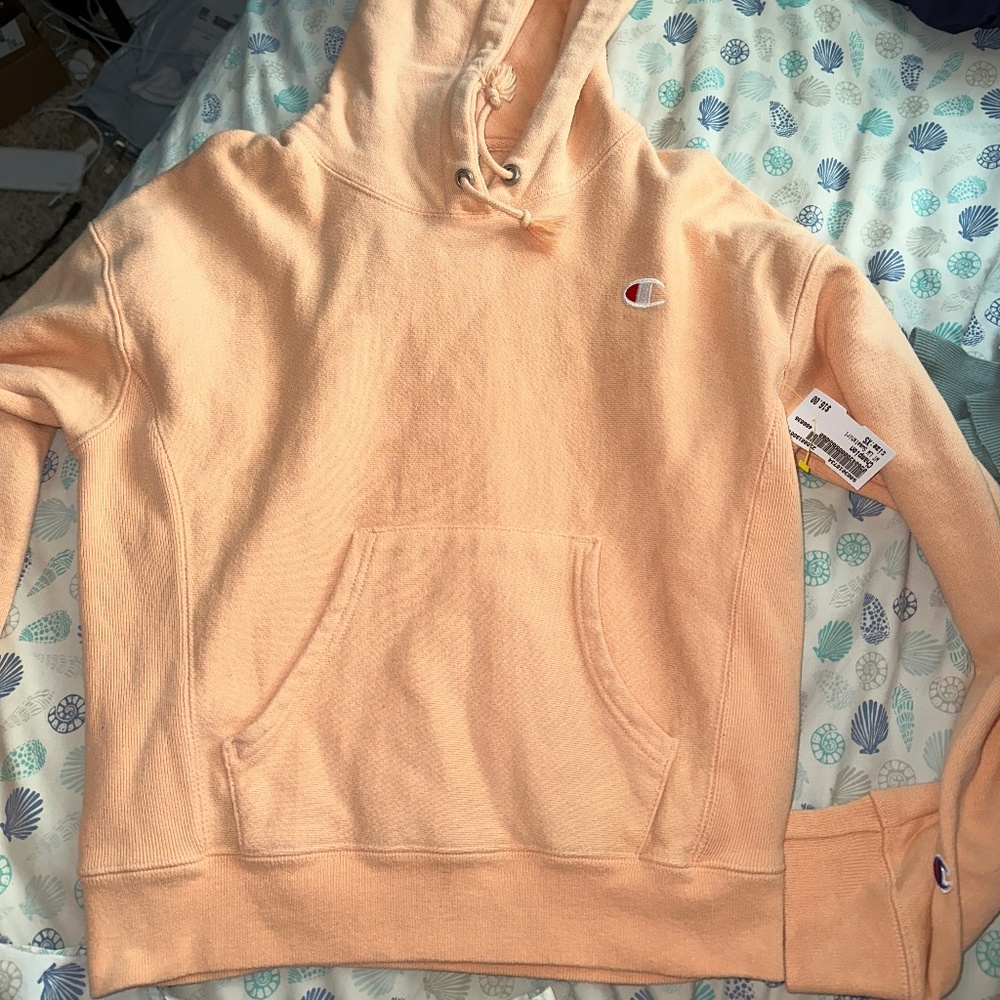 Champion Peach Reverse Weave Hoodie